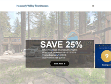 Tablet Screenshot of heavenlyvalleytownhouses.com